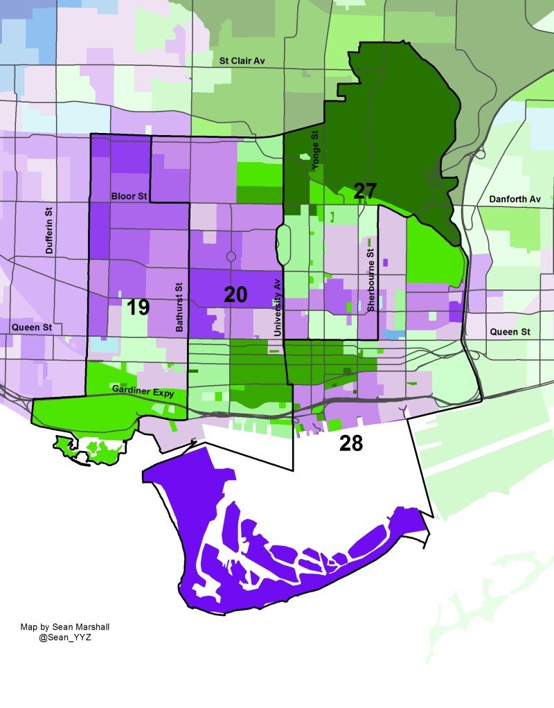 2014 Election - Downtown Wards Mayor Margin