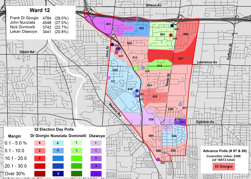2014 Election - WARD 12 Cllr