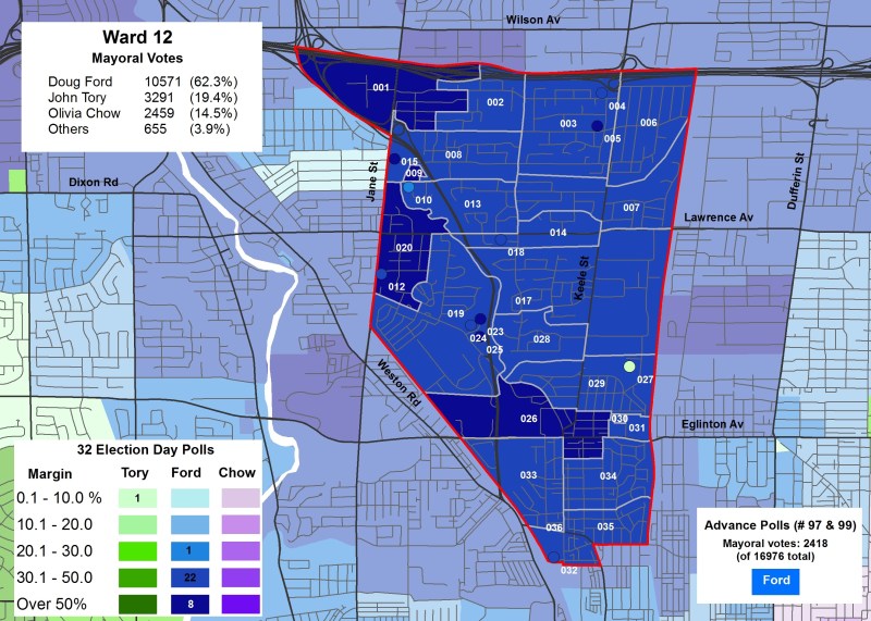 2014 Election - WARD 12 Mayor