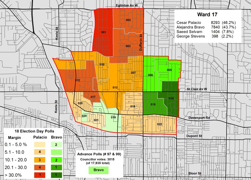 2014 Election - WARD 17 cllr