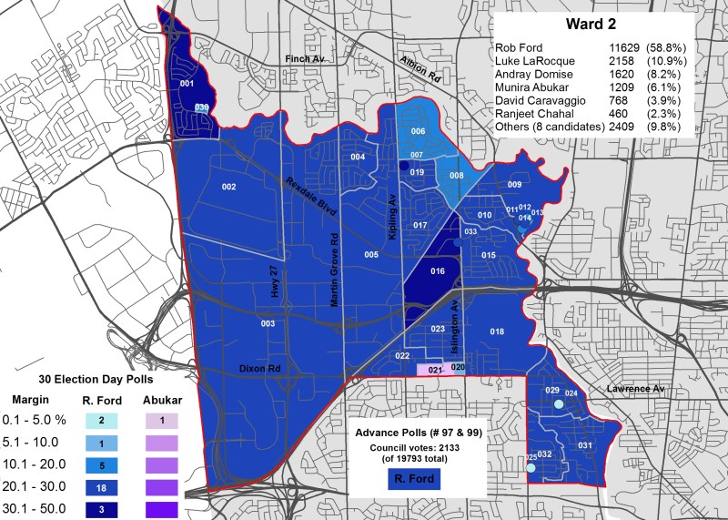 2014 Election - WARD 2 Cllr