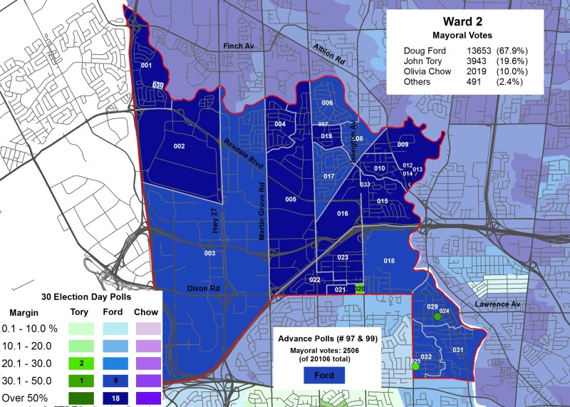 2014 Election - WARD 2 Mayor