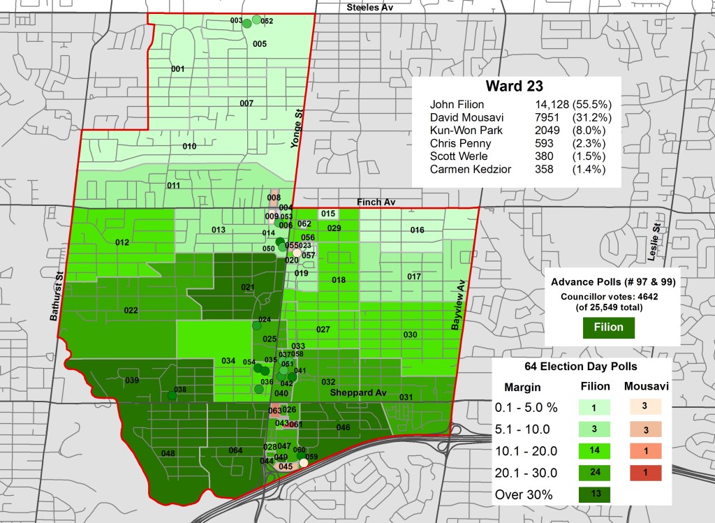 2014 Election - WARD 23 Cllr