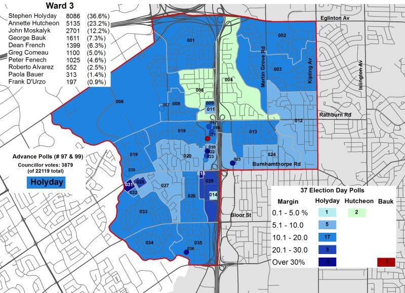2014 Election - WARD 3 Cllr