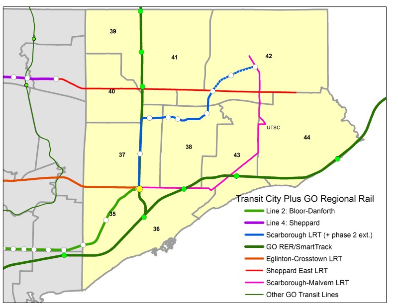 Transit City and Regional Rail