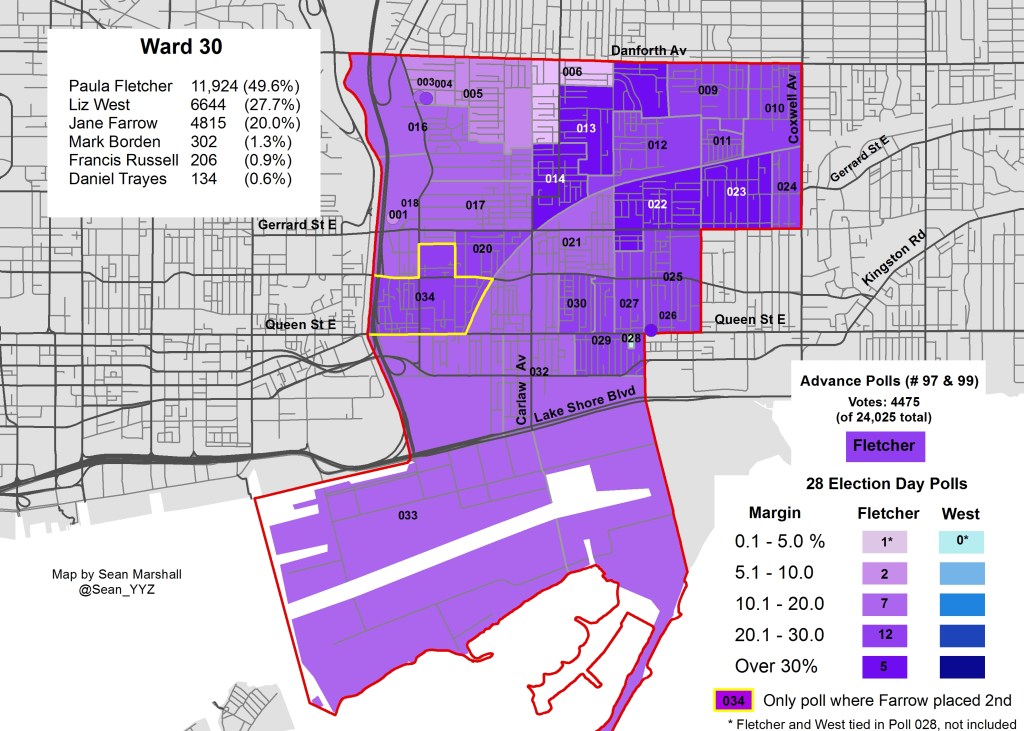 2014 Election - WARD 30 Cllr