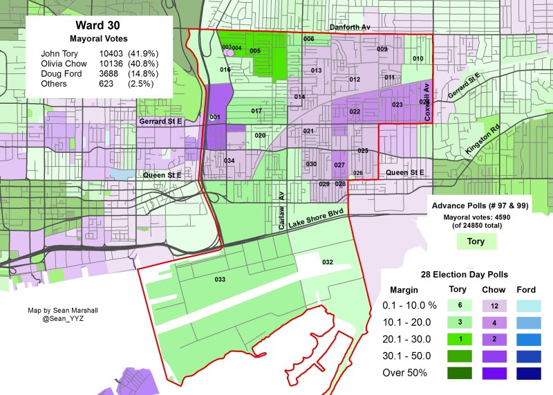 2014 Election - WARD 30 Mayor