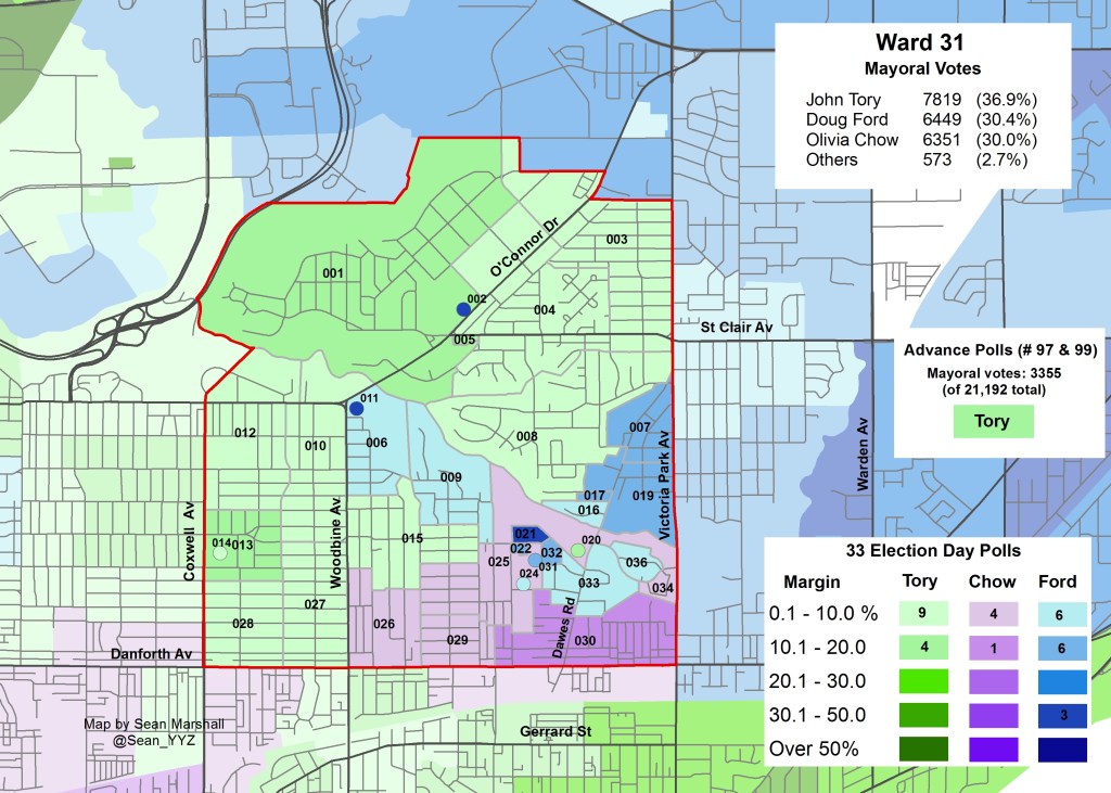 2014 Election - WARD 31 Mayor