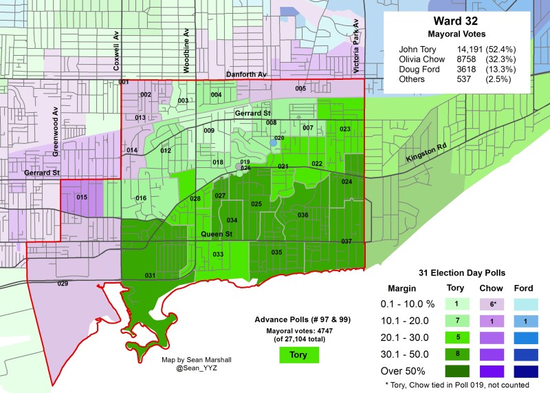 2014 Election - WARD 32 Mayor