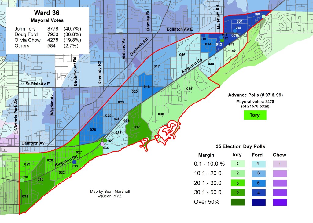 2014 Election - WARD 36 Mayor