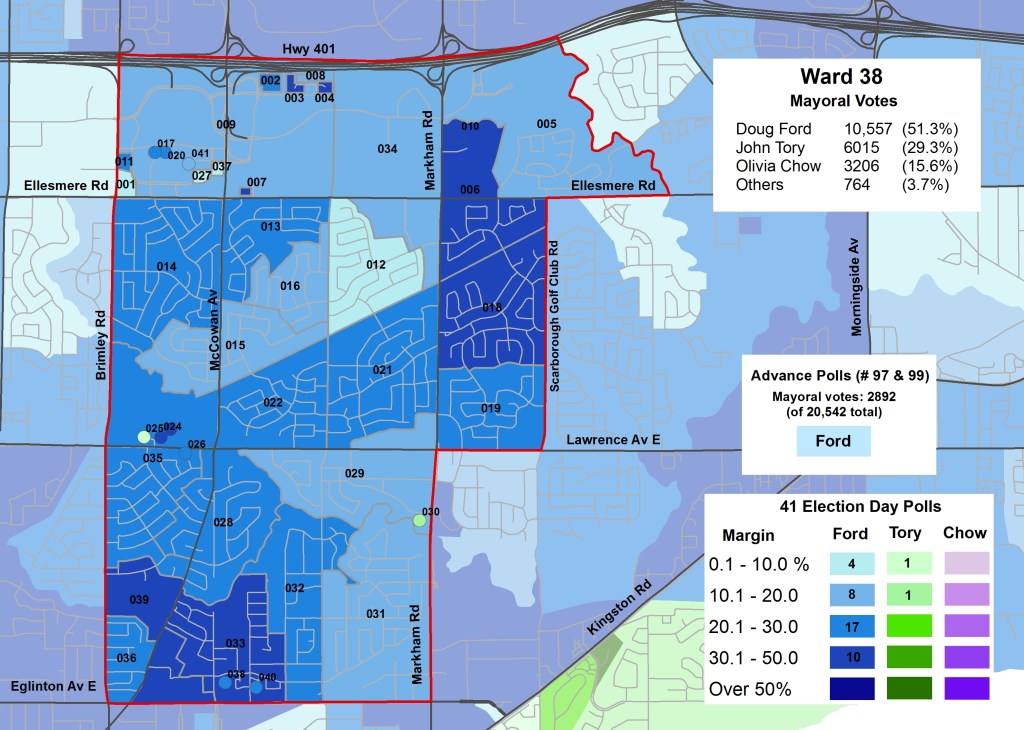 2014 Election - WARD 38 Mayor