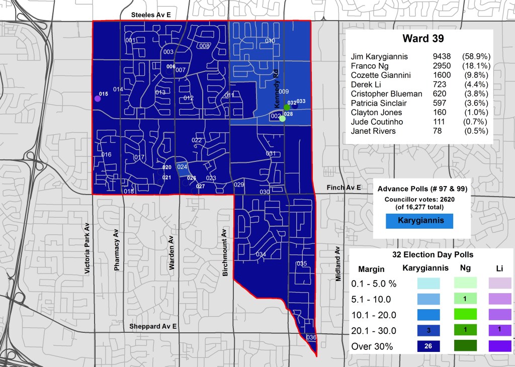 2014 Election - WARD 39 Cllr