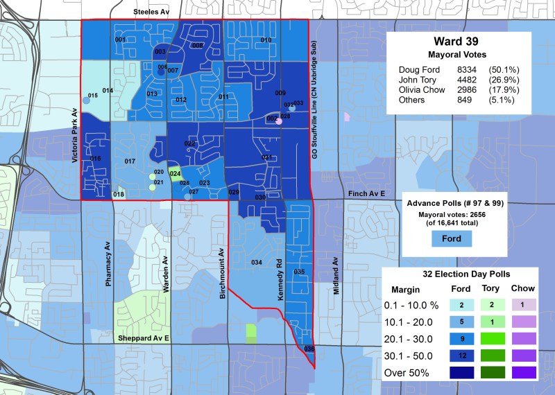 2014 Election - WARD 39 Mayor