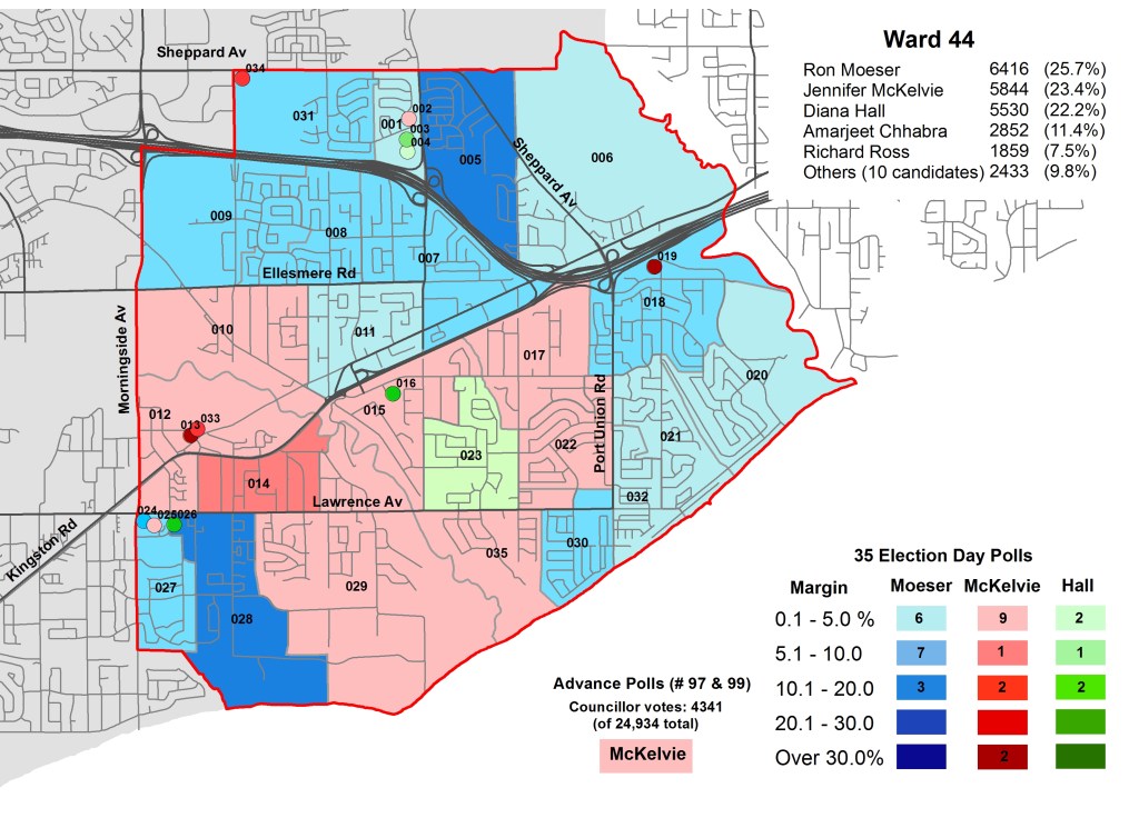 2014 Election - WARD 44 Cllr