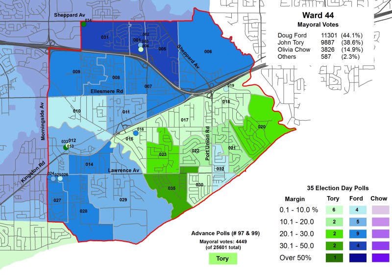 2014 Election - WARD 44 Mayor