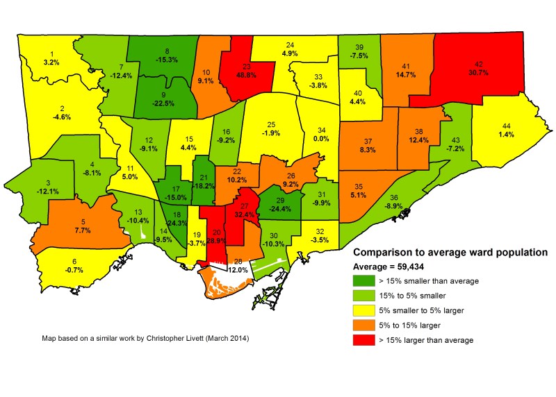 Ward representation 2011 census