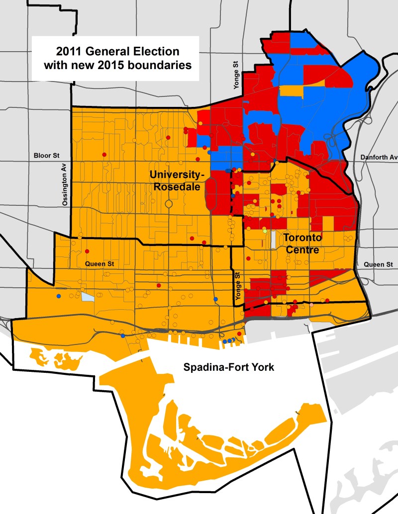 2011 Fed Election - Downtown New Boundaries