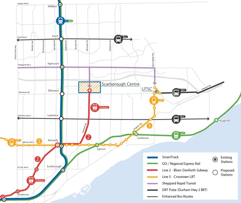 City Scarborough Map