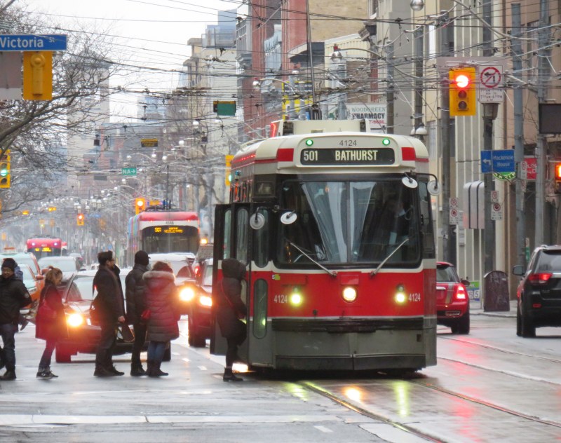 Streetcar 4124 on December 29, 2019