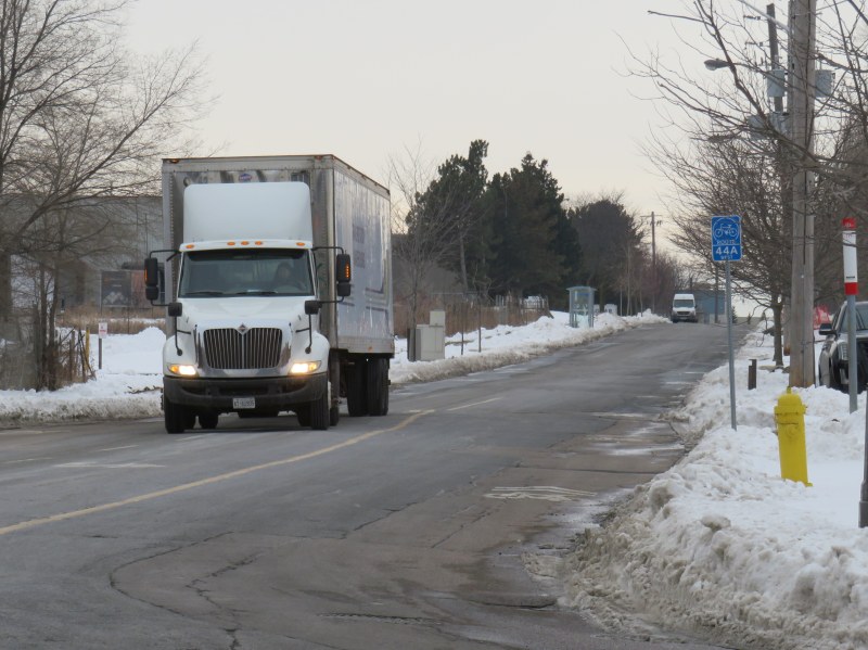 Looking west on Supertest Road
