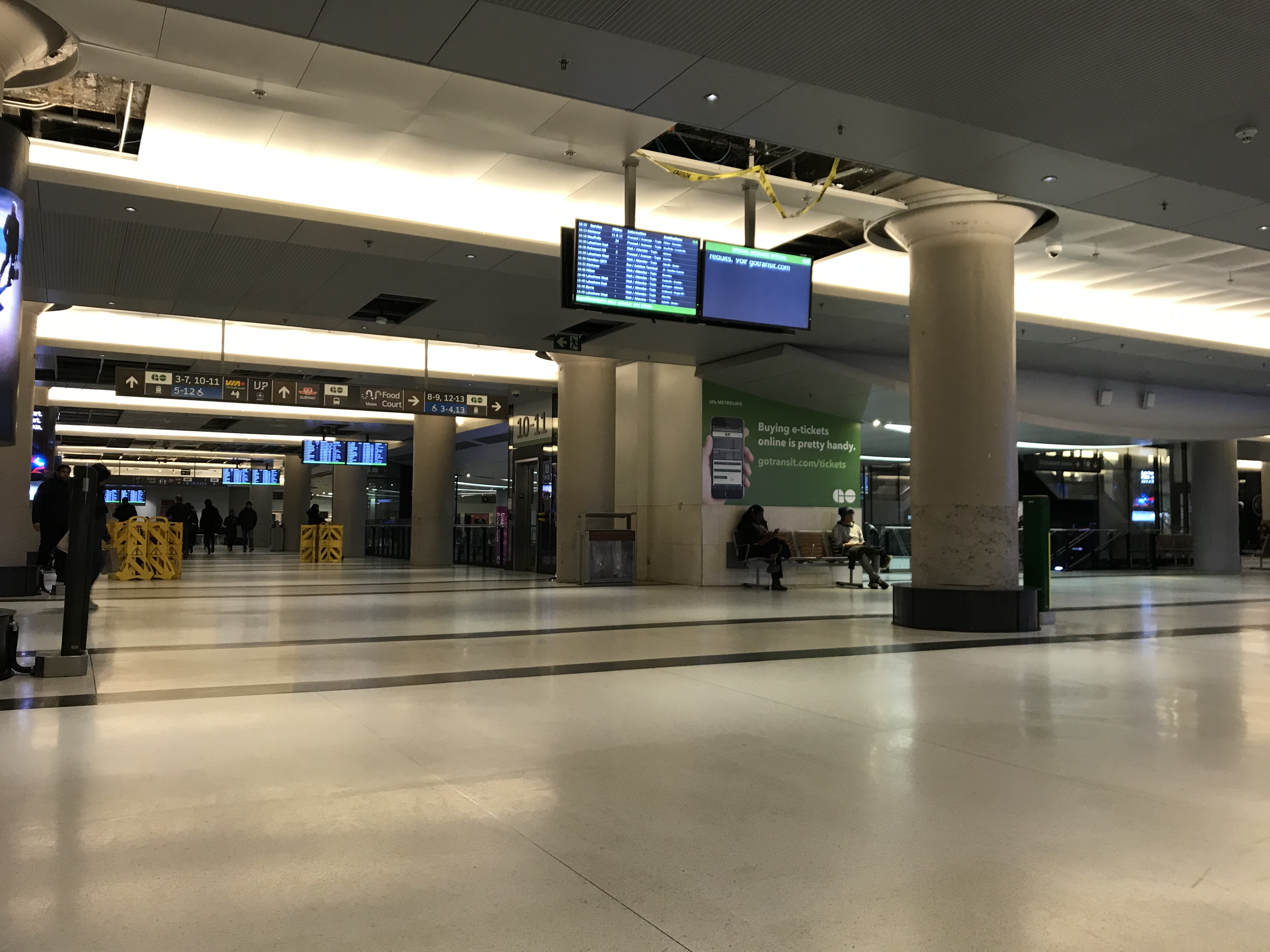 York Concourse, March 16 2020