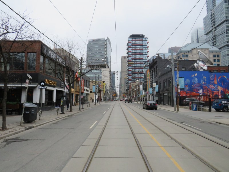 Queen Street West, late March 2020