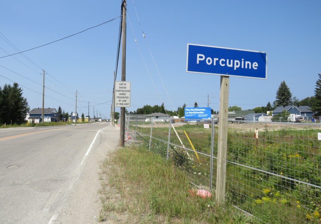 The end of the line at&nbsp;Porcupine